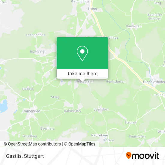 Gastlis map