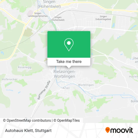 Autohaus Klett map