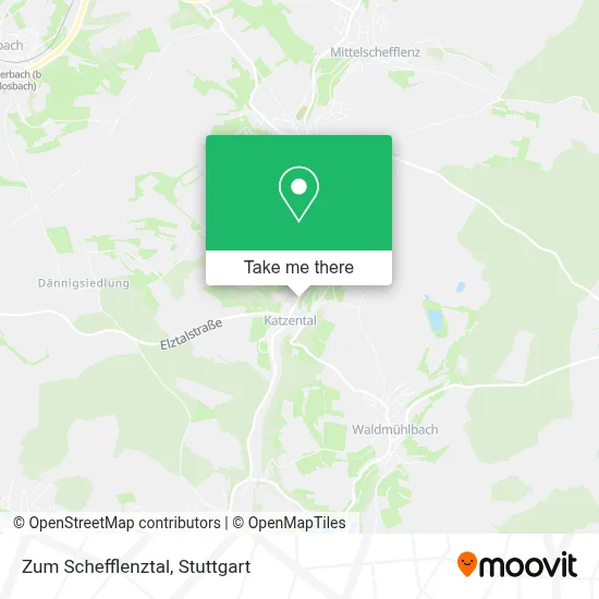 Zum Schefflenztal map