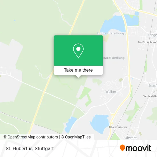 St. Hubertus map