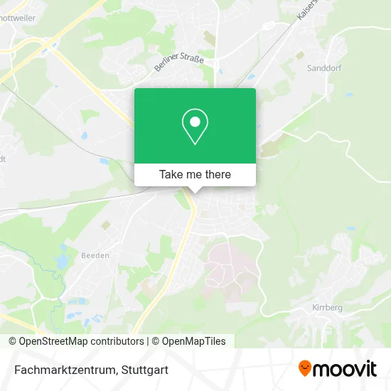 Fachmarktzentrum map