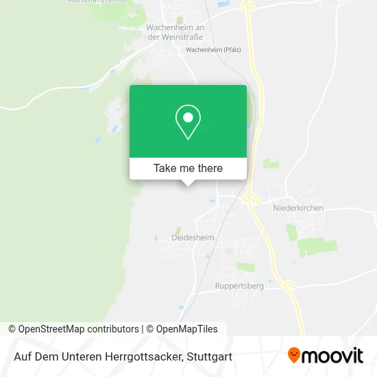 Auf Dem Unteren Herrgottsacker map