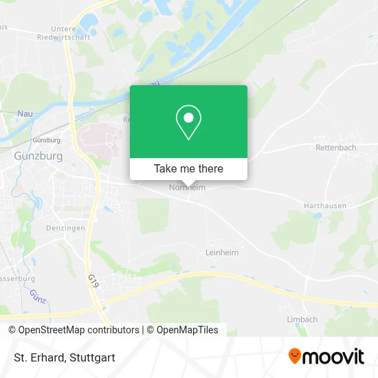 St. Erhard map