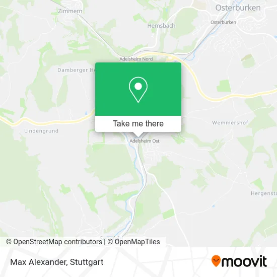 Max Alexander map