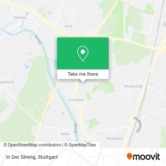 In Der Streng map