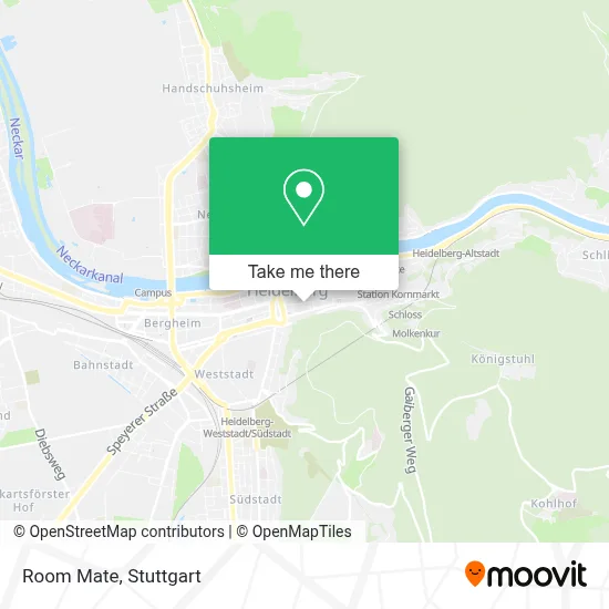 Room Mate map
