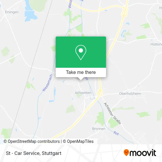 St - Car Service map