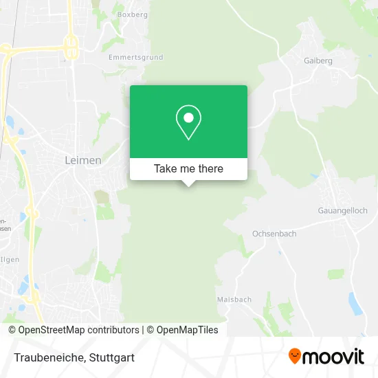 Traubeneiche map