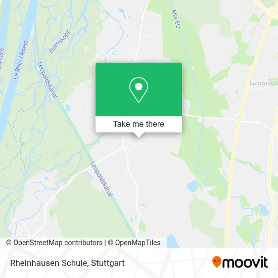 Rheinhausen Schule map