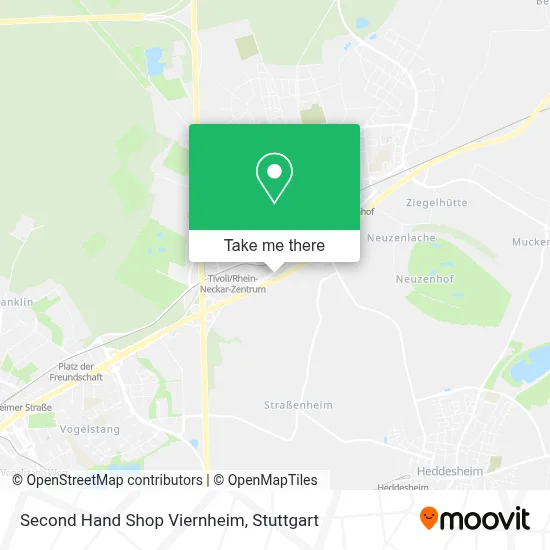 Second Hand Shop Viernheim map