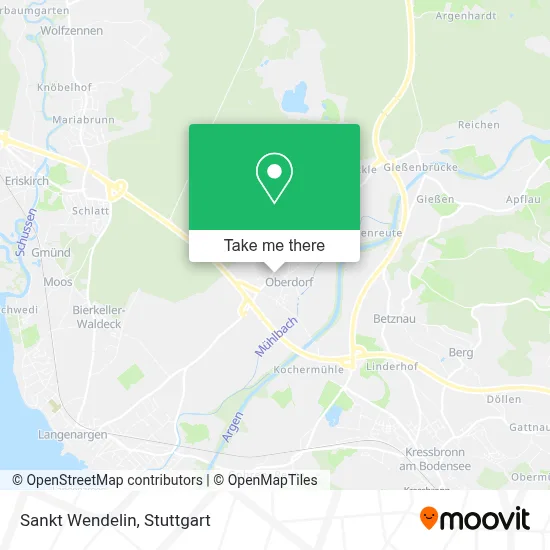 Sankt Wendelin map