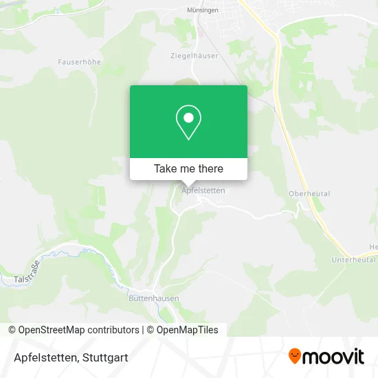 Apfelstetten map
