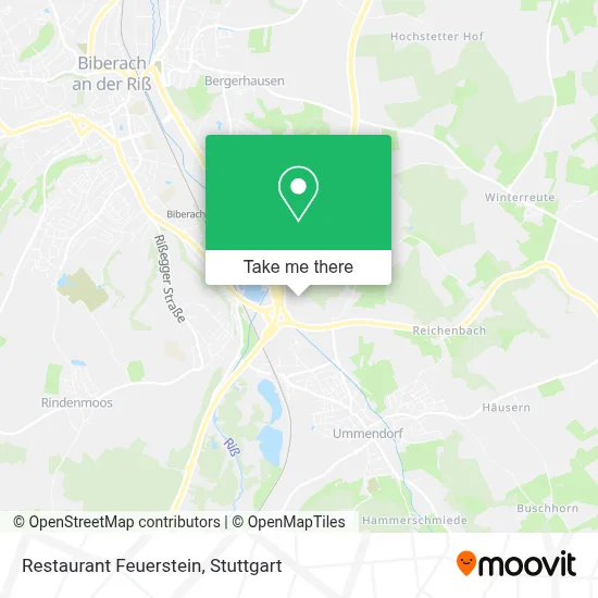 Restaurant Feuerstein map