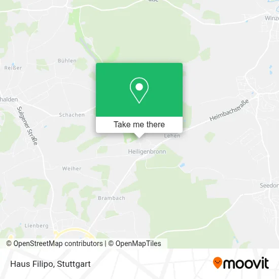 Haus Filipo map