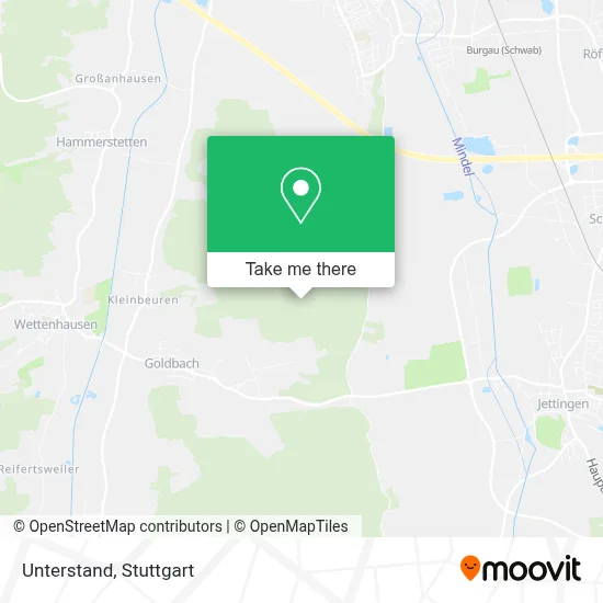 Unterstand map