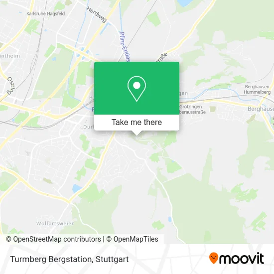 Turmberg Bergstation map