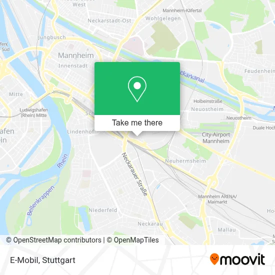 E-Mobil map