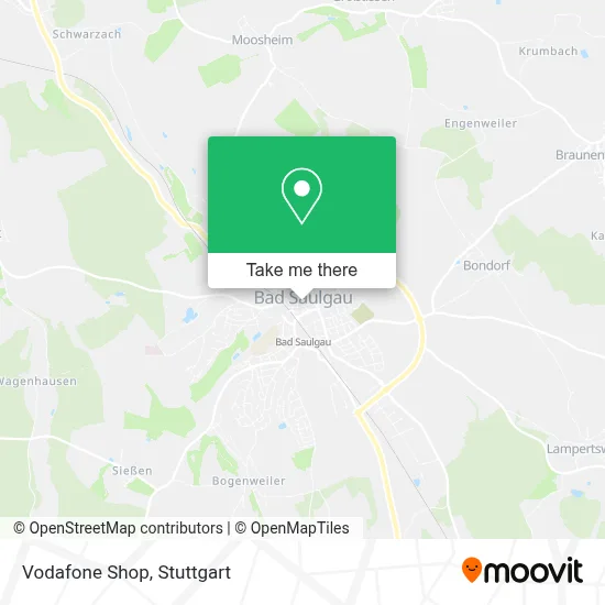Vodafone Shop map