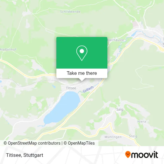Titisee map