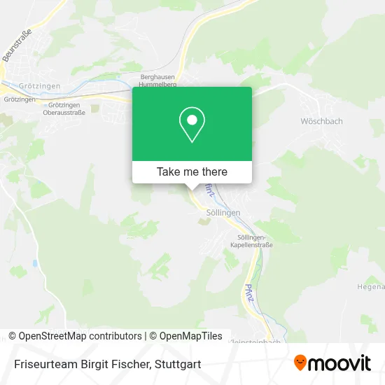 Friseurteam Birgit Fischer map
