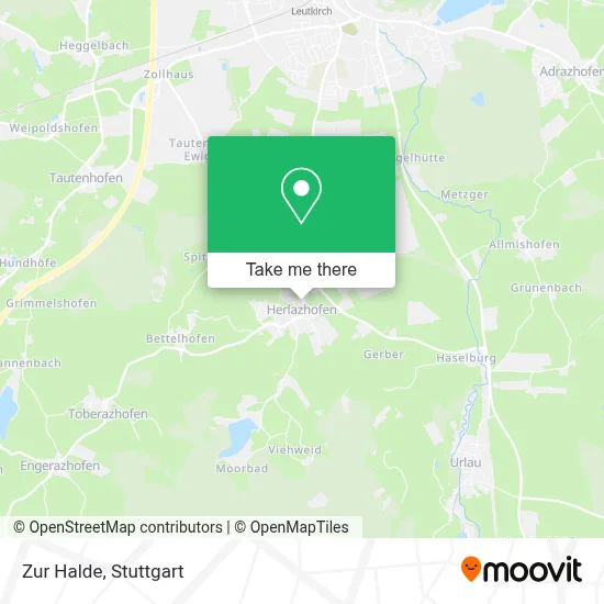 Zur Halde map
