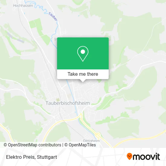 Elektro Preis map