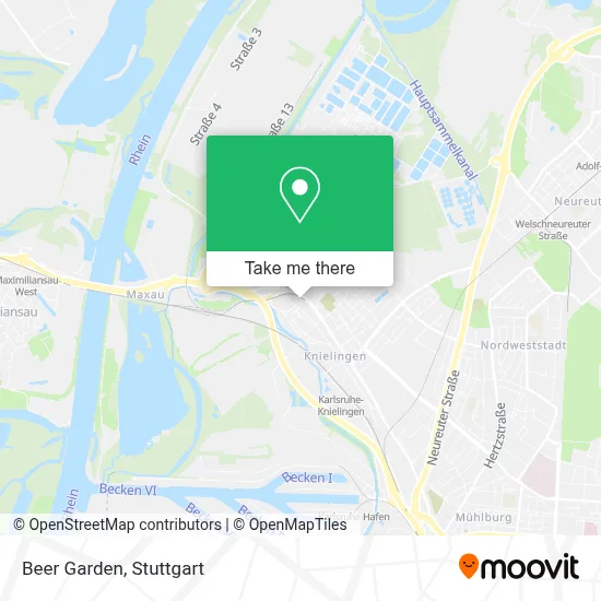 Biergarten map