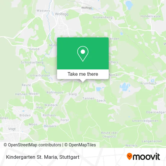 Kindergarten St. Maria map