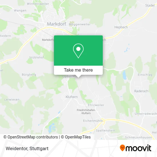 Weidentor map