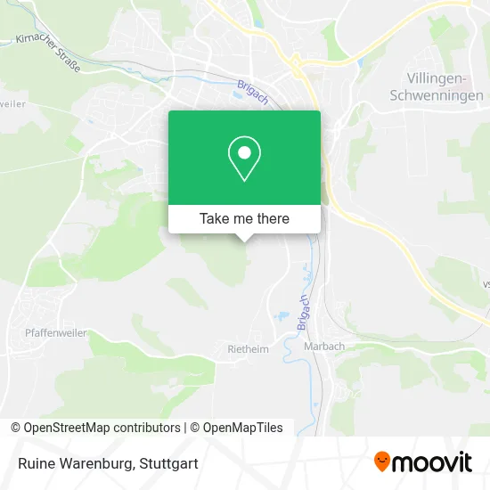 Ruine Warenburg map