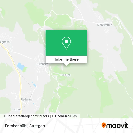 Forchenbühl map