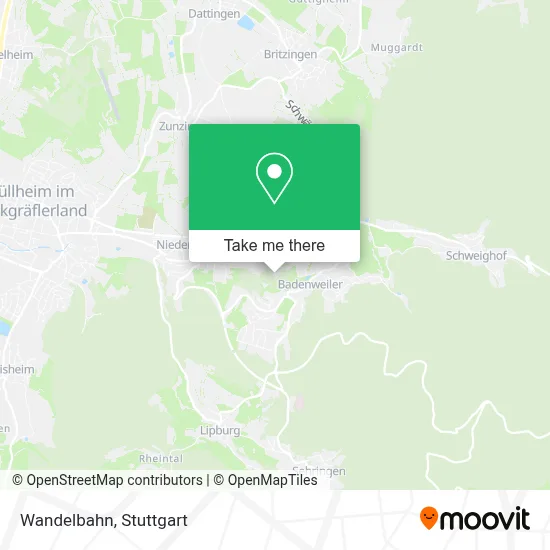 Wandelbahn map