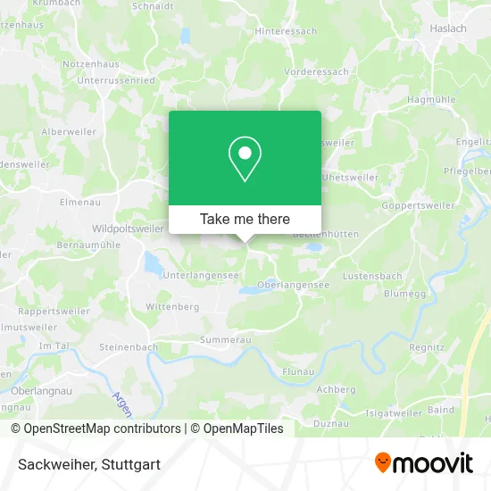 Sackweiher map