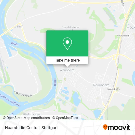 Haarstudio Central map