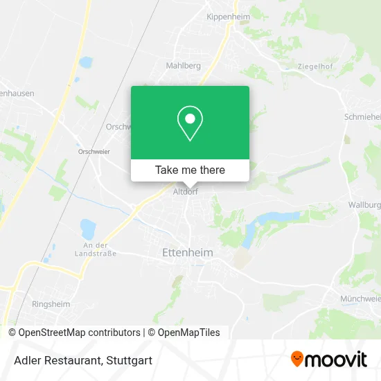 Restaurant Adler map