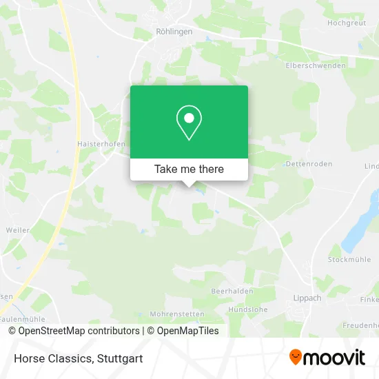 Horse Classics map