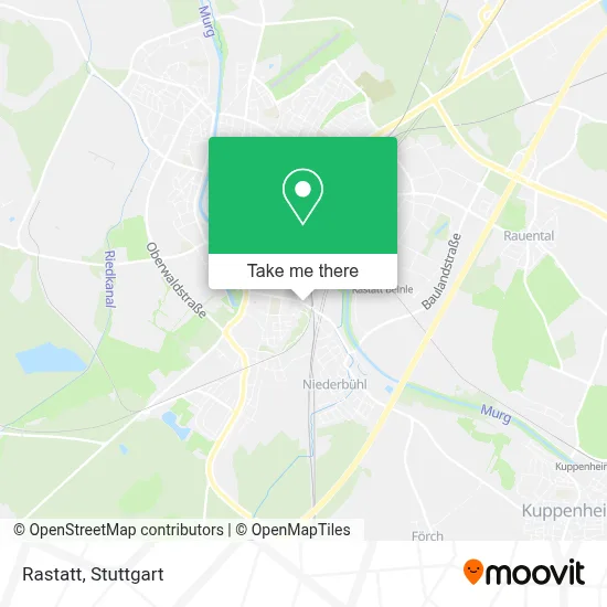 Rastatt map