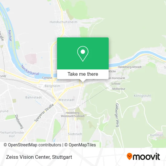 Zeiss Vision Center map