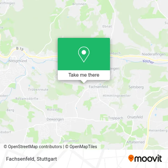 Fachsenfeld map