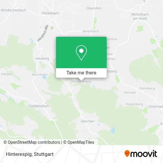 Hinterespig map