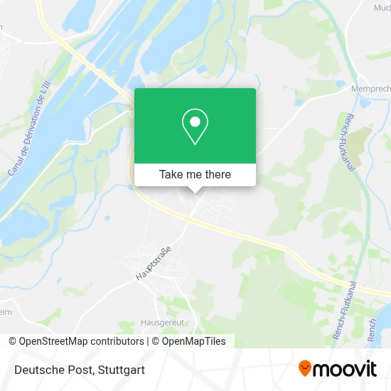 Deutsche Post map