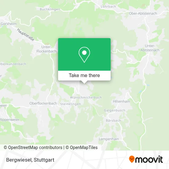 Bergwiesel map