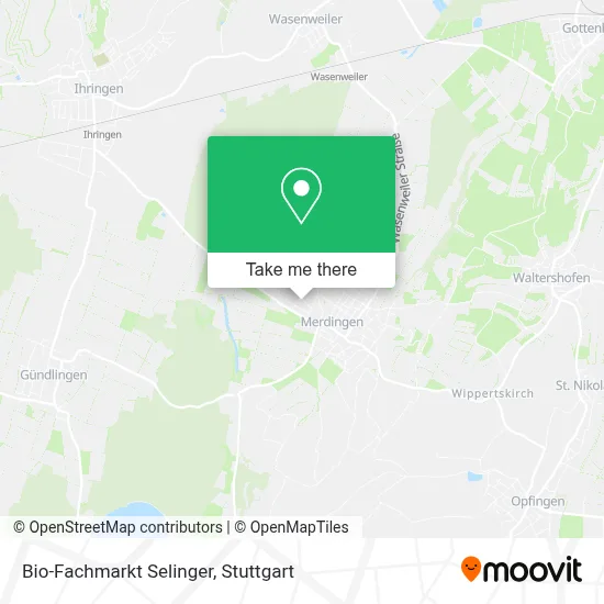 Bio-Fachmarkt Selinger map