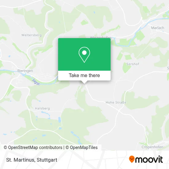 St. Martinus map