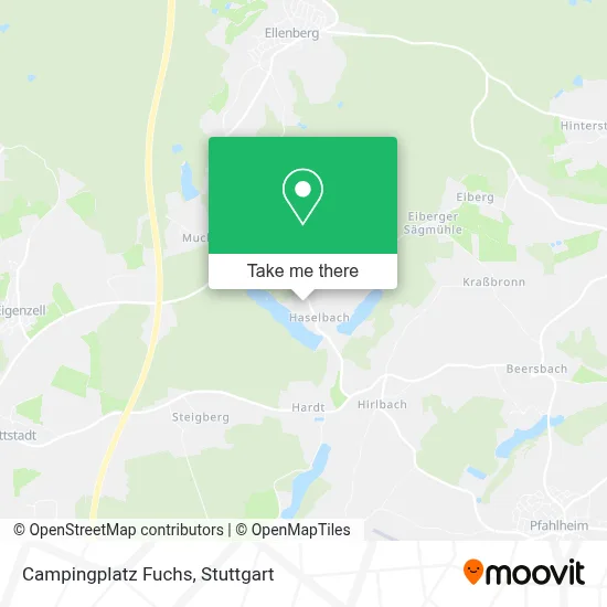Campingplatz Fuchs map