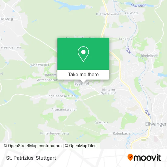 St. Patrizius map