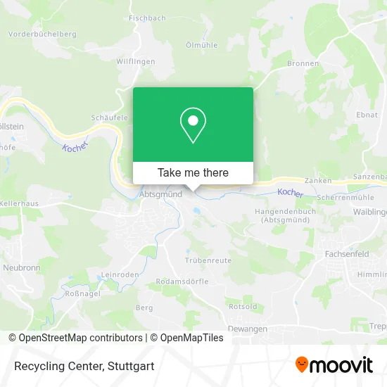Wertstoffhof map
