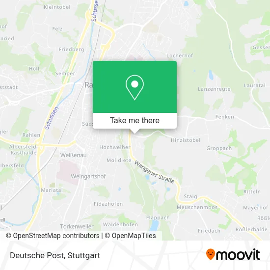 Deutsche Post map