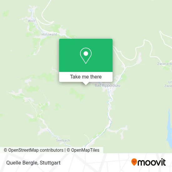 Quelle Bergle map