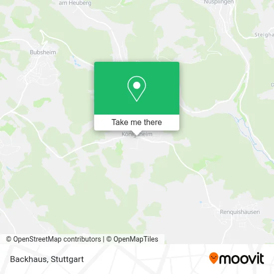 Backhaus map
